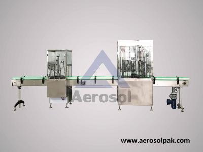  AU-50 Automatic Under Cap Aerosol Filling Machine 